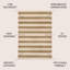 Tapis d'intérieur / extérieur beige / brun Hertel-1509680861