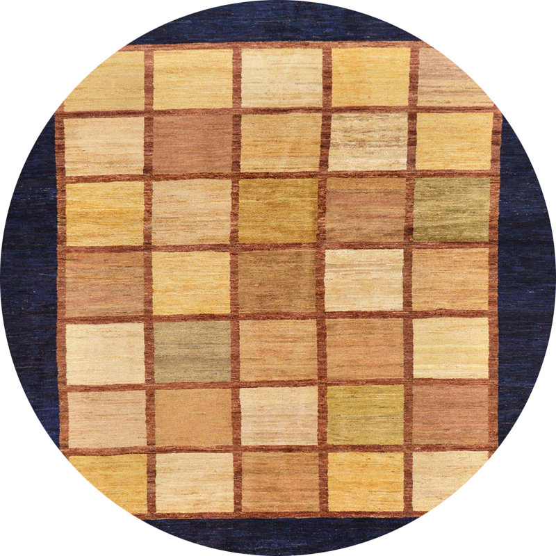 Abstract Indoor Rug, Round 4'