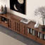 Meuble télé en bois massif avec rangement Design Design-105206953