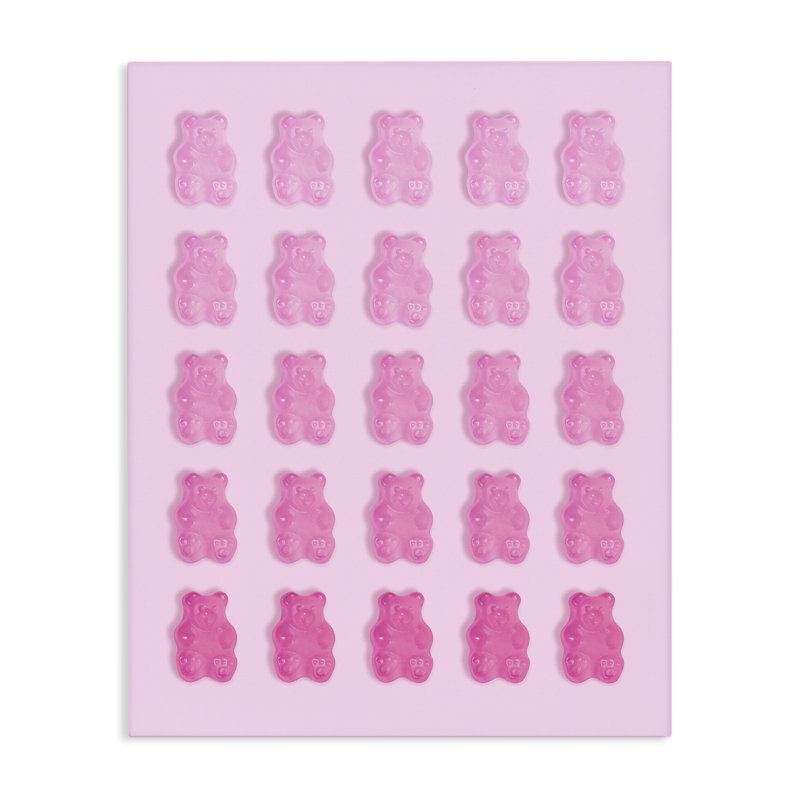Toile dégradée rose pastel, design Lish Creative, H 30 po x l 24 po