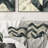 Beige Grey Chevron III - Transitional Throw Pillow-108572340