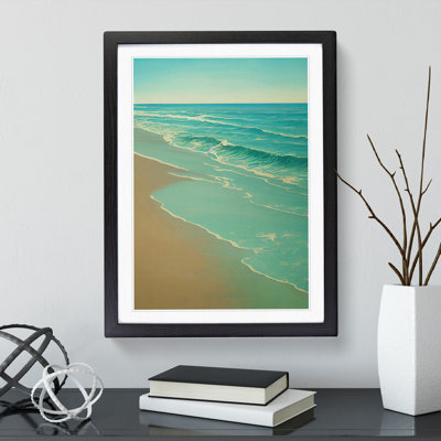 Calm Beach - Single Picture Frame Print