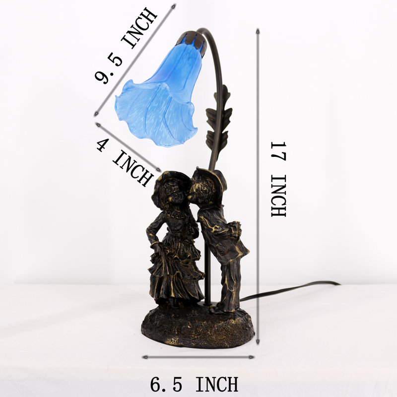 Amarillo Resin Desk Lamp, Baby Blue