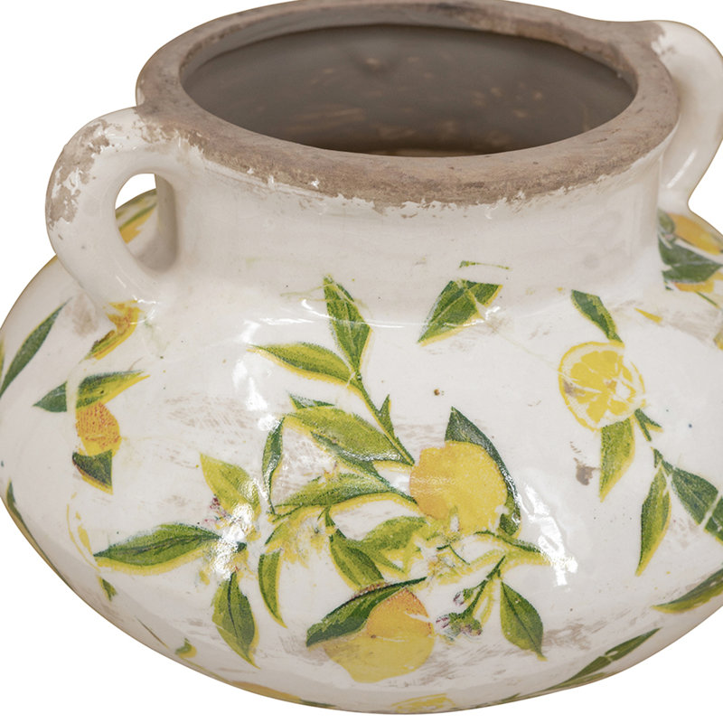 Wide Ceramic Planter
