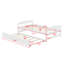 Un lit plateforme simple accompagné d'un lit gigogne sous le lit simple-274311417