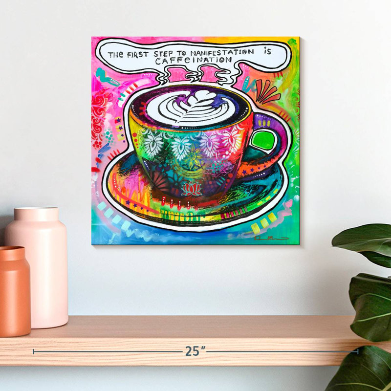 Ketti Caffeination, 16" H x 16" W