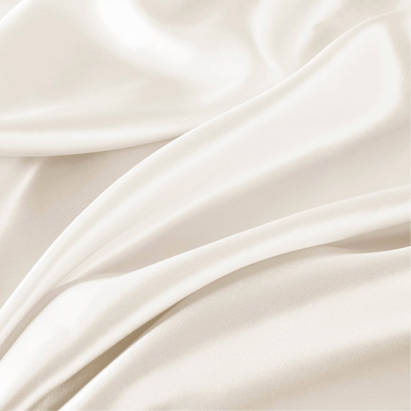Ensemble de draps 4 pièces, Couvre-lit simple / couvre-lit + 3 pièces supplé, Ivoire ivoire