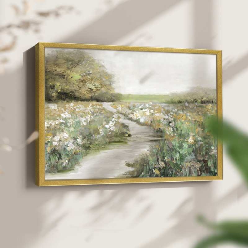 Quiet Meadow -Framed Print - Restickable