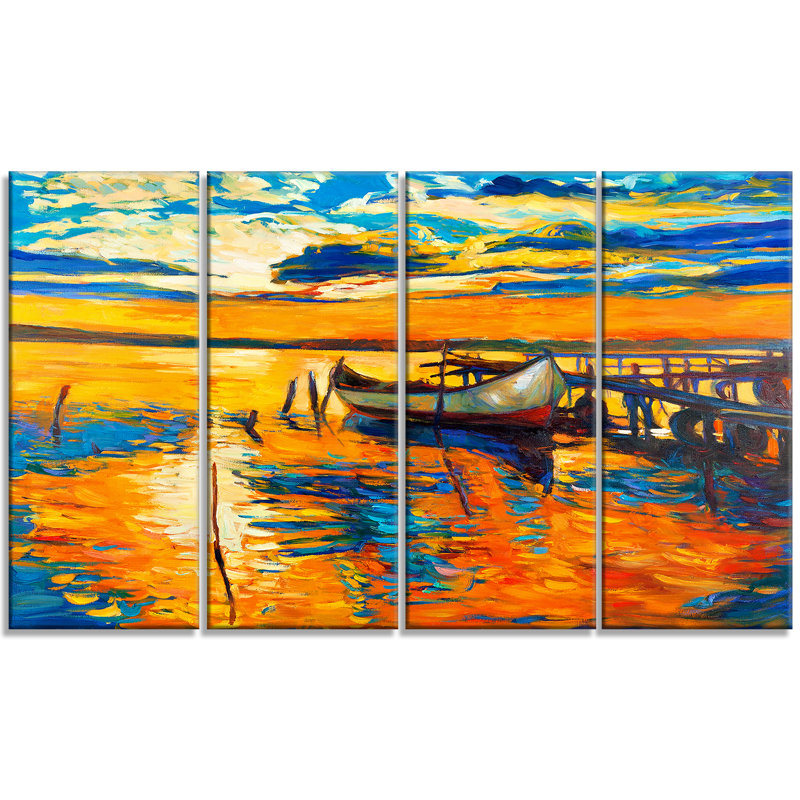 Impression sur toile tendue 4 pièces sur toile tendue