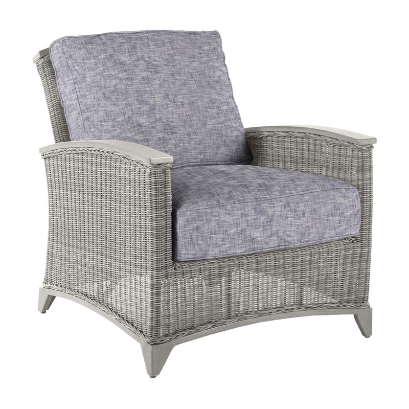 Astoria Woven Lounge Chair, Welt, Oyster, Herringbone Sand
