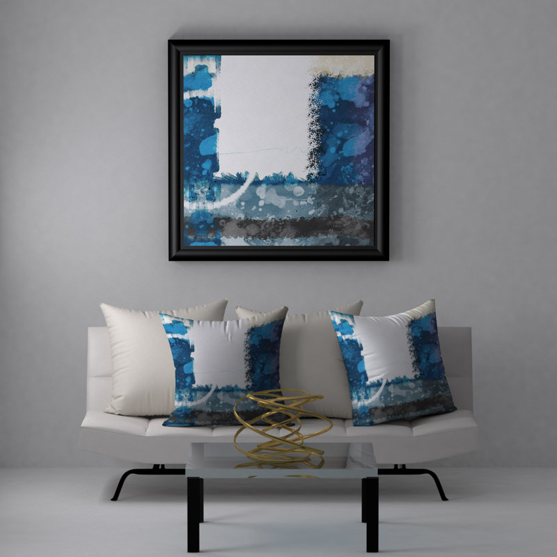 Housse de coussin décorative carrée transformation serene/insert, 20 po X 20 po