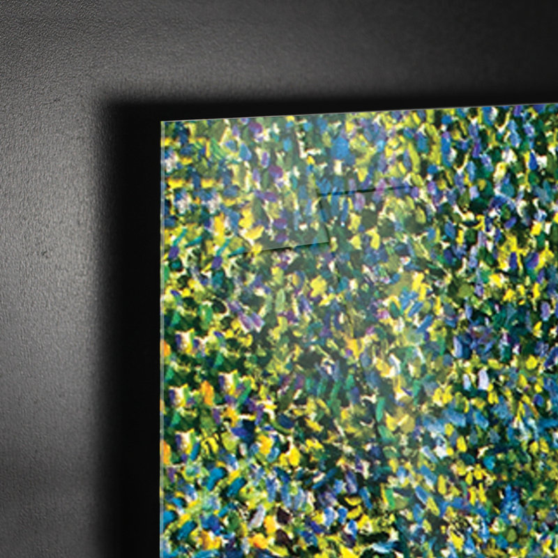 Flower Meadow by Gustav Klimt - No Frame Print on Plastic / Acrylic, 65cm H x 65cm W