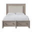 Ensemble de chambre avec grand lit 3 pièces avec deux tables de chevet-131402205-131402206
