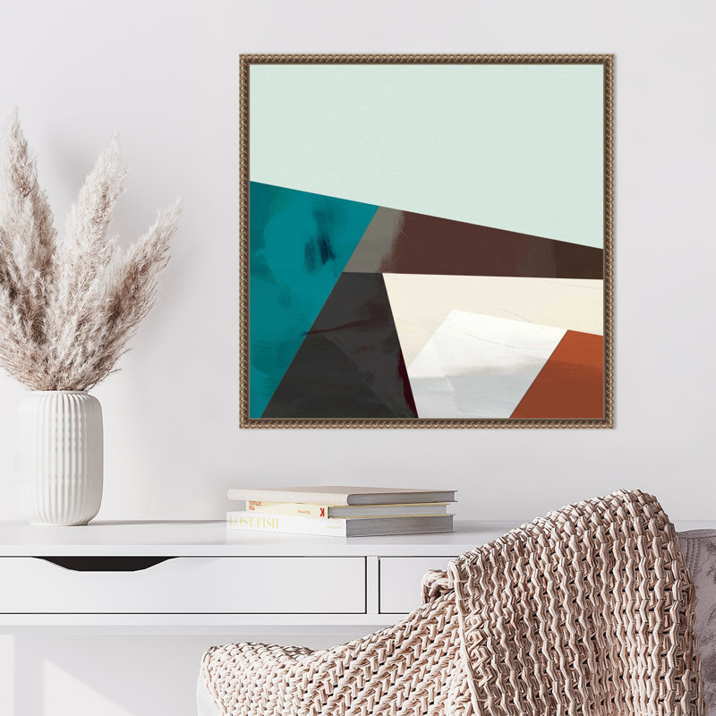 «Block Détail I» par Sisa Jasper, reproduction d'art sur toile encadrée, H 22 po x l 22 po