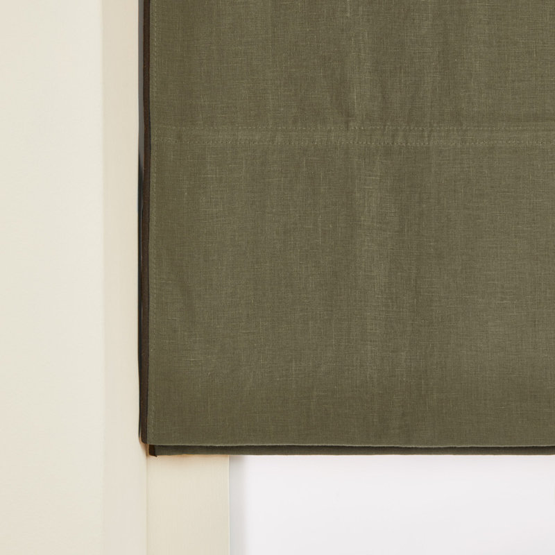 Carlina Blackout Roman Blind, 45 cm L x 20 cm W, Green