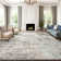 Modern Abstract Non Slip Washable Area Rug(Brown)