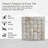 Florida 12" x 12" Natural Stone Grid Pebble Mosaic Wall Tile-93373814