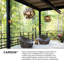 Carson 5-Light 12V LED Outdoor Orb Pendant, Vintage Iron