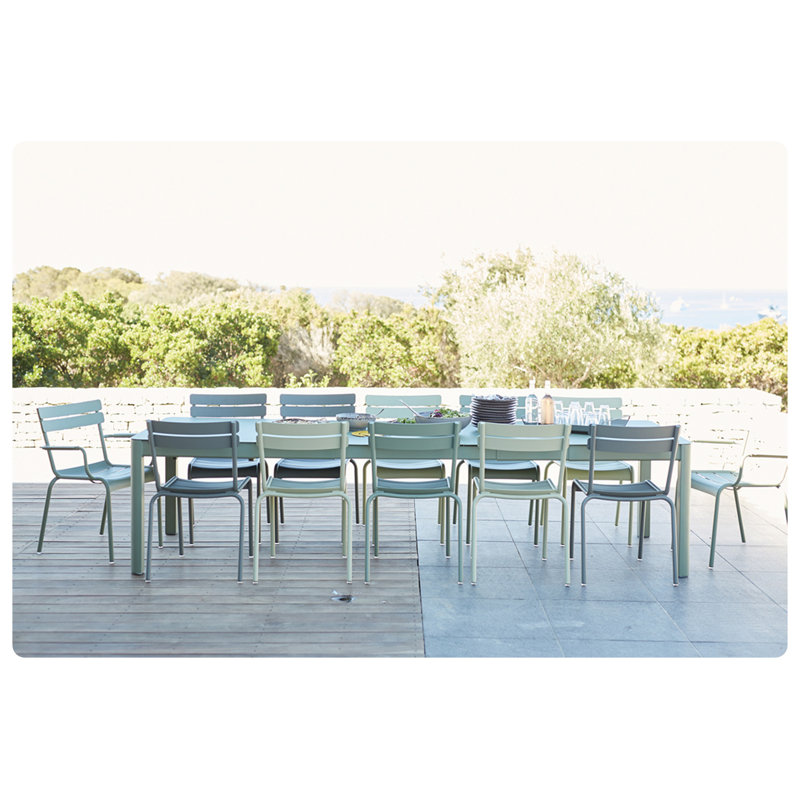 Luxembourg Outdoor Dining Armchair, Latte Beige