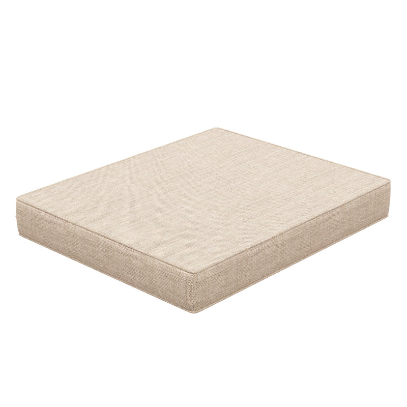 Coussin de siège pour repose-pieds Sunbrella®, Toile lin Sunbrella®, 23 po x 19 po