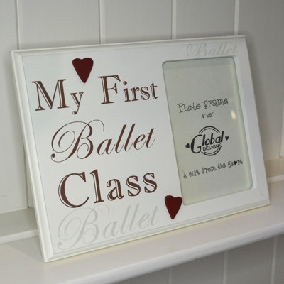 Red and Cream Single Picture Frame