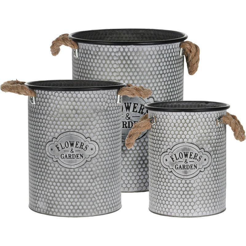 Voight Metal Pot Planter