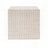 MGO Cube Side Table with Fluted Surfaces