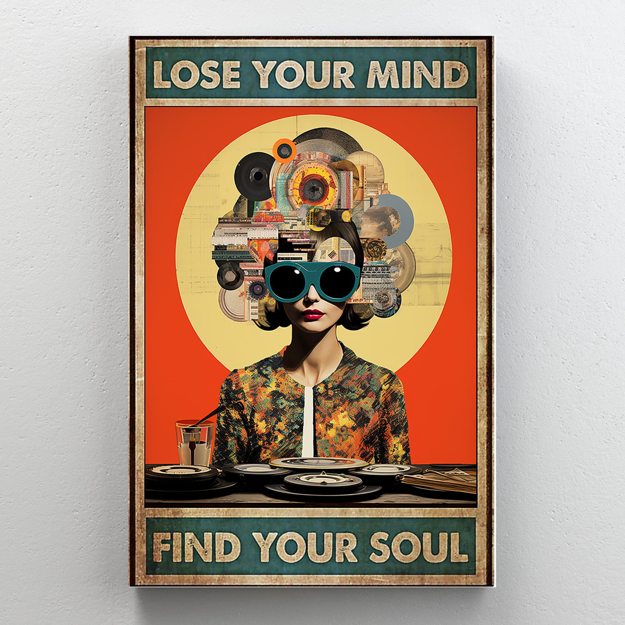 Trinx Compact Discs Lose Your Mind - 1 Piece Rectangle Graphic Art ...