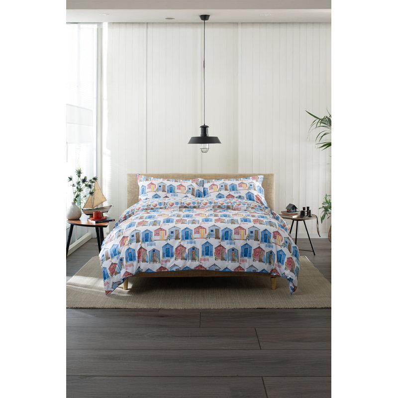 Queen's Parade Print 100% Cotton Duvet Cover Set W Cotton Duvet Cover Set Set, Double