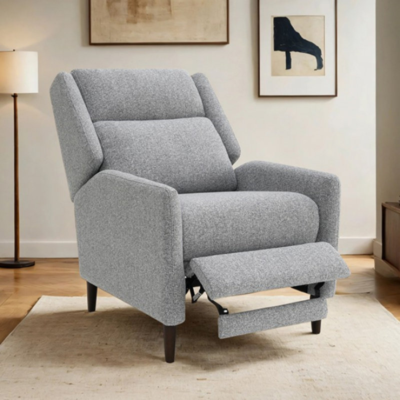 Fauteuil inclinable manuel Leana, Gris