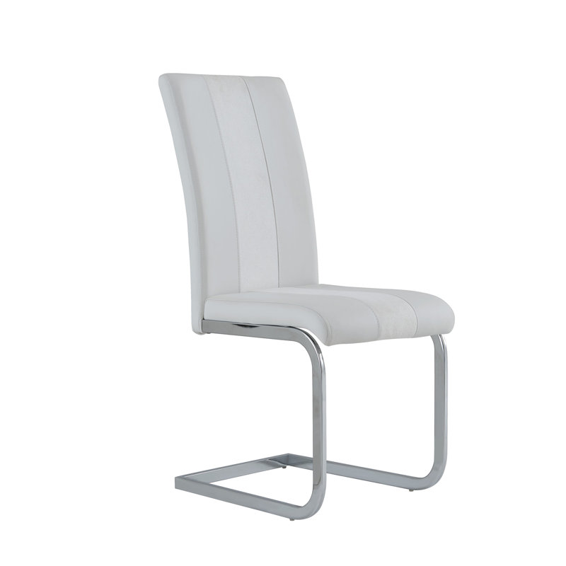 D915 Dining Chair White Set Of 4, White, 4