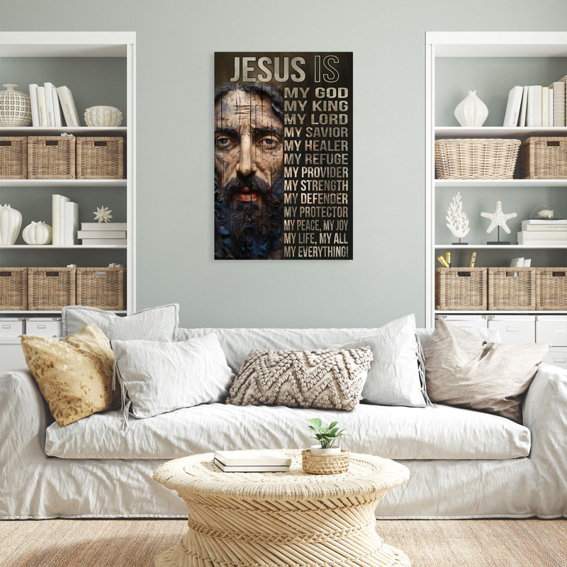 Jesus Is My God, H 36 po x l 24 po x P 1,25 po