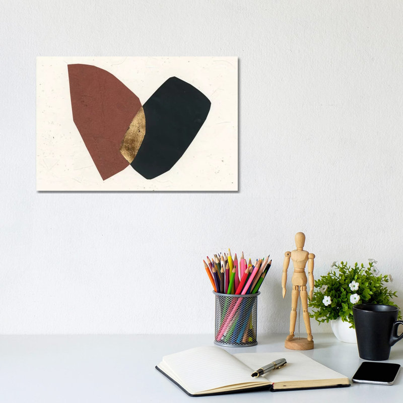Organic Overlay II by Renée Stramel - Wrapped Canvas Gallery-Wrapped Canvas Giclée, 20.32cm H x 30.48cm W x 1.9cm D