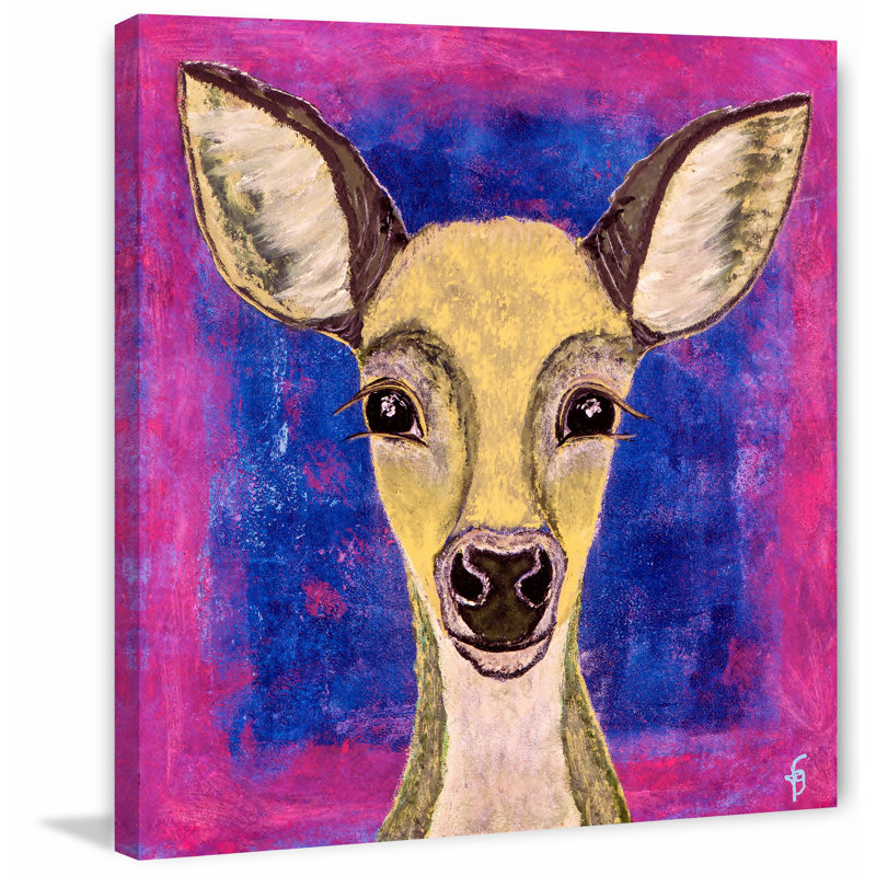 France Gilbert - Wrapped Canvas Painting, 45cm H x 45cm W