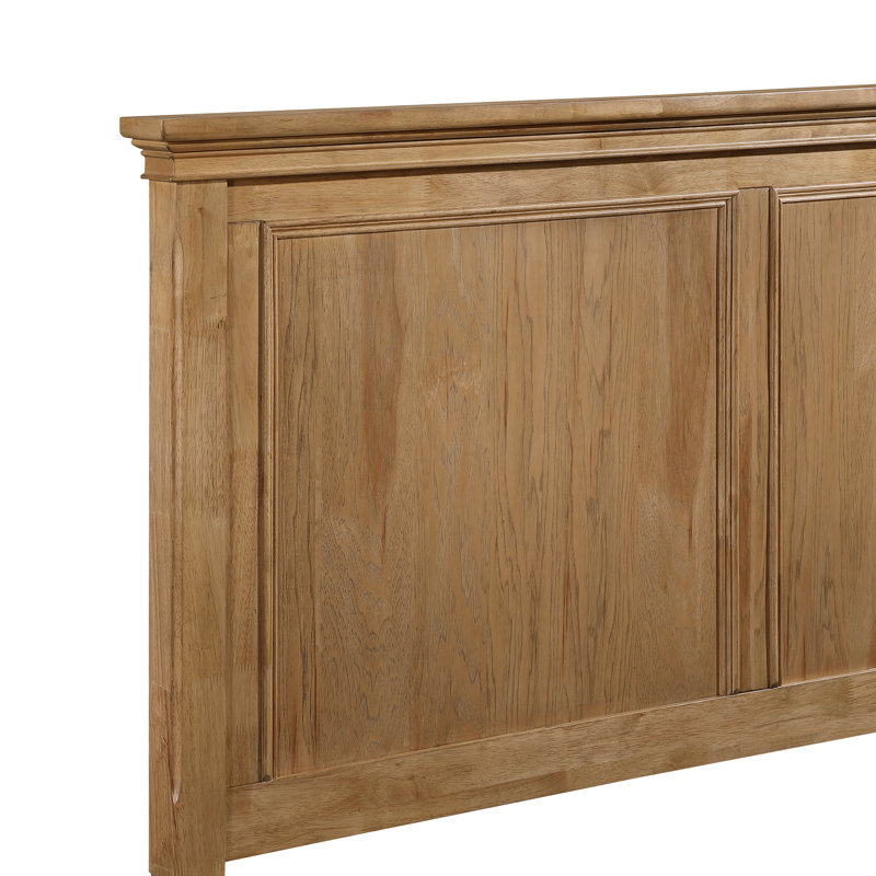 Esterel 5-Piece Wood Queen Bedroom Set With 2-Nightstand, Honey Brown, Queen 
