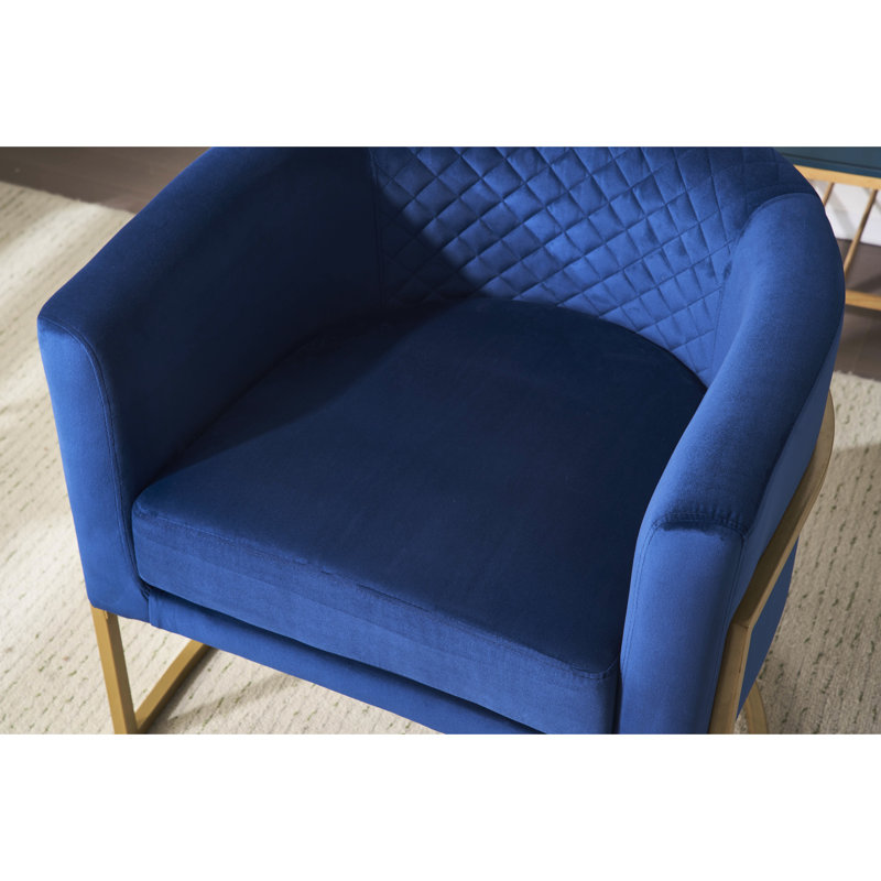 Chaise glamour rembourrée en velours pour le salon et la terrasse avec balcon courbé