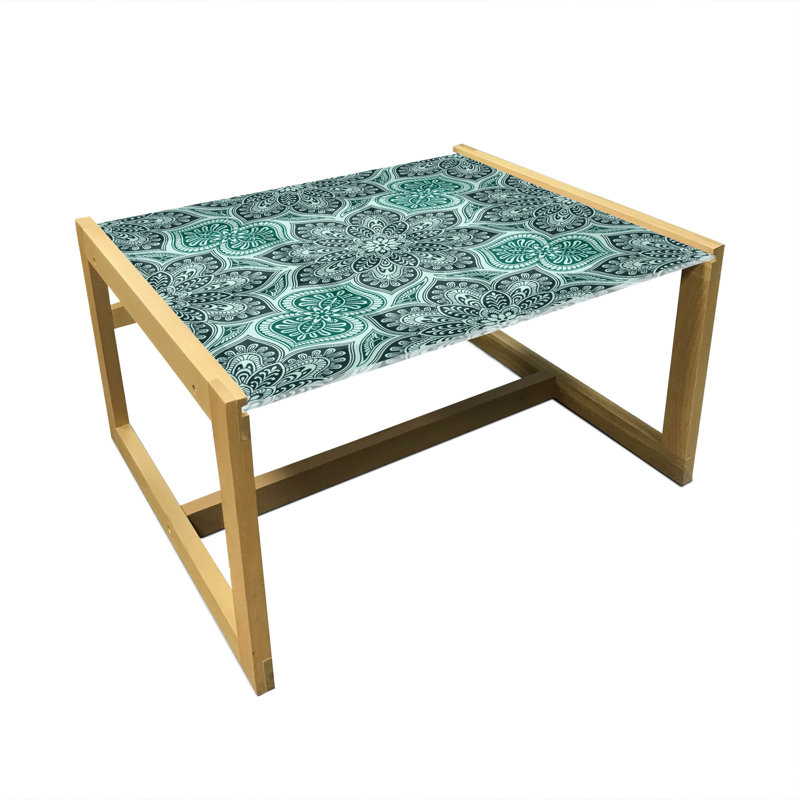 Jalob Trestle Coffee Table, 40cm H x 74cm W x 62cm D