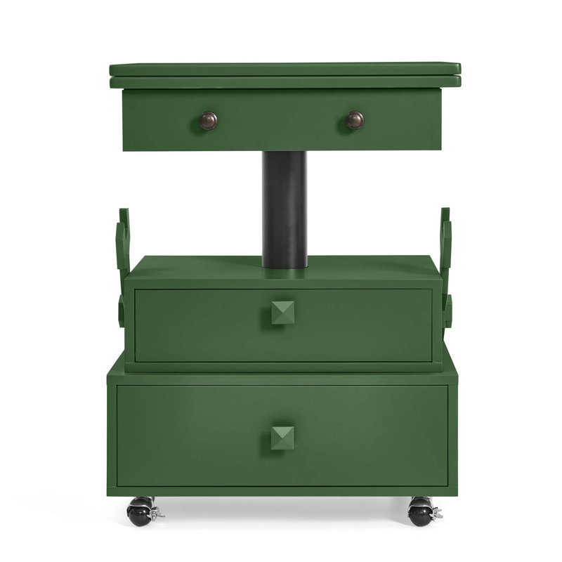 Table de bout roulante à hauteur réglable avec station de charge et rangement, parfaite pour le salon, la chambre à coucher et le bureau personnel
