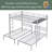 Adaidh Twin over Twin over Full Triple Bunk Bed with Shelves by Isabelle & Max-780369995