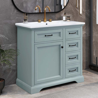 High-Quality Bathroom Vanity with Multiple Functionalities and Durable Materials