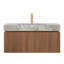 36" Wall-Mounted Single Bathroom Vanity with Sink-1455300847