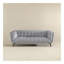 Grand canapé en tissu gris clair Addison