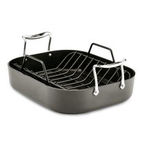 Cajun Cookware Aluminum Roaster Pan with Lid - 15-inch Roasting