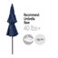 Parasol de marché 120 po Leonard-47160438
