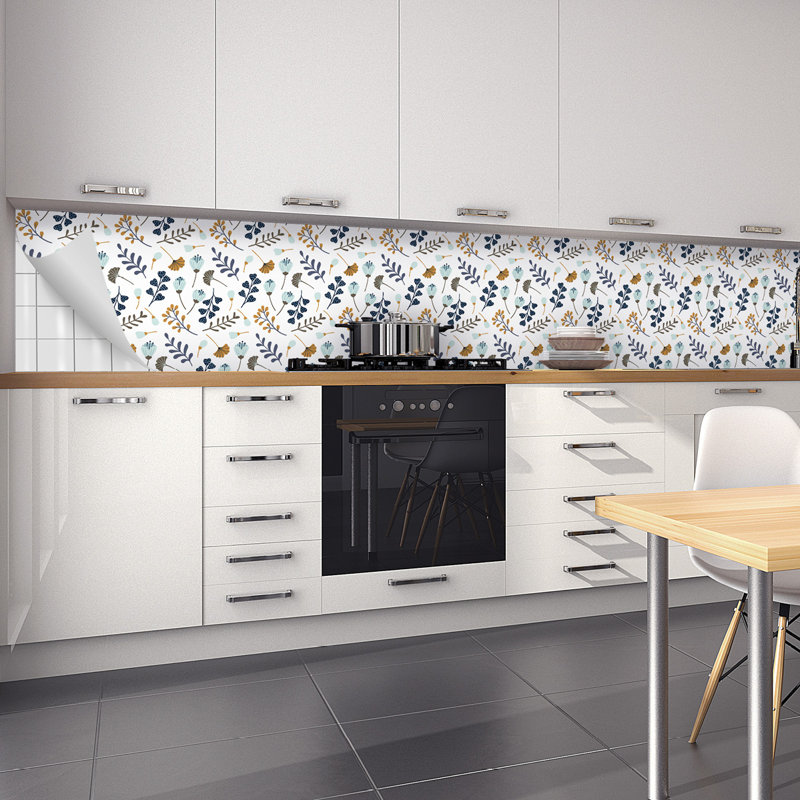Calderon 60cm W x 450cm L PVC Peel and Stick Panel