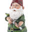 Statue de nain de jardin de chasse avec cour-684186785