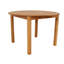 Table de salle à manger ronde en bois Meranti
