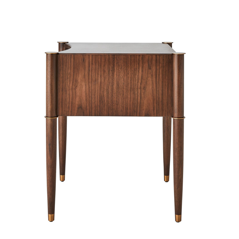 Solid Wood End Table
