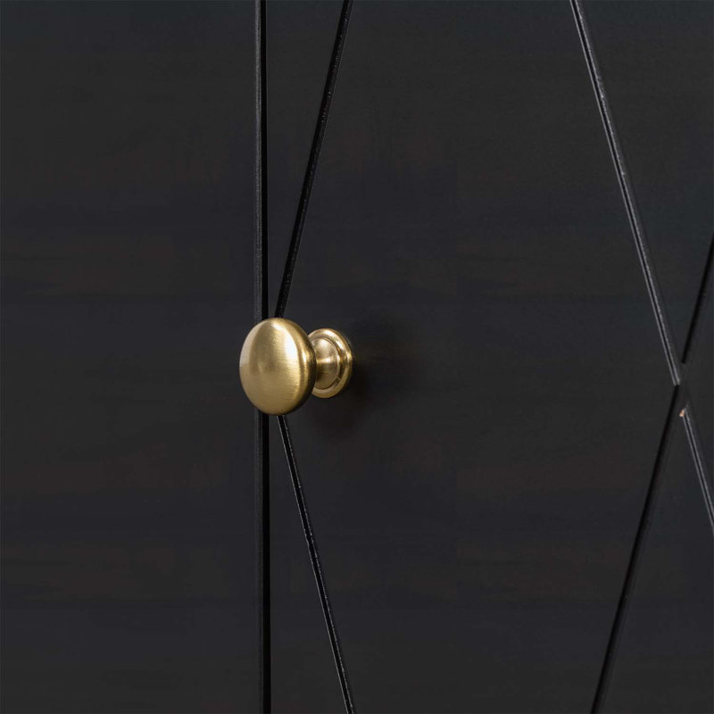 Meuble-lavabo 20 po avec lavabo en céramique, Noir