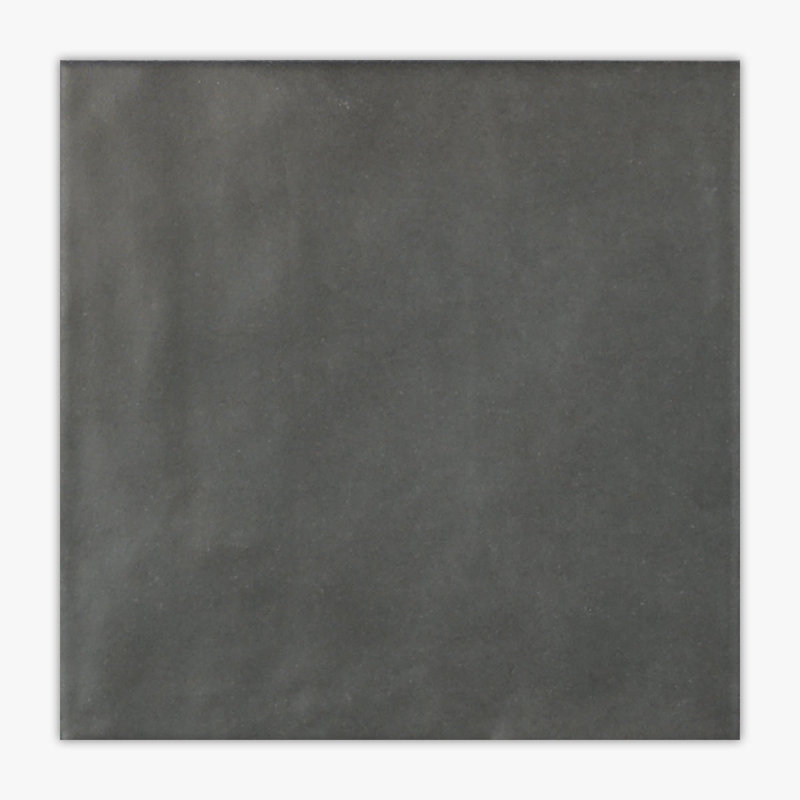 Finesse Charcoal Matte 6x6 Porcelain Tile, Matte Charcoal